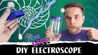 DIY Electroscope  Indy Labs 25 At Home DIY Science [upl. by Gilud]