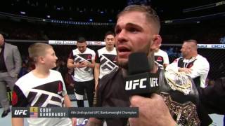 UFC 207 Cody Garbrandt Octagon Interview [upl. by Gredel476]