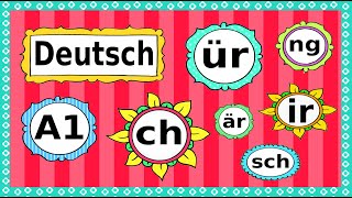 Deutsch A1 Phonetik  Aussprache  German lesson phonetics  letter combinations [upl. by Fesoj]