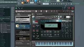 MKSensation Digital Piano Module MKS20  Kontakt Test [upl. by Enomes]