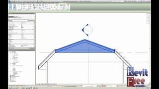 Mansard roof in Revit architecture [upl. by Colas]