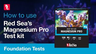 How to use Red Seas Magnesium Pro Test kit [upl. by Ynoffit584]