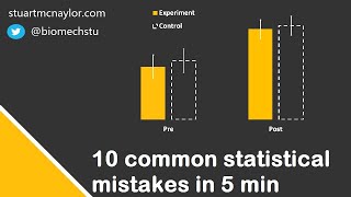 Ten Statistical Mistakes in 5 Min [upl. by Anatollo]