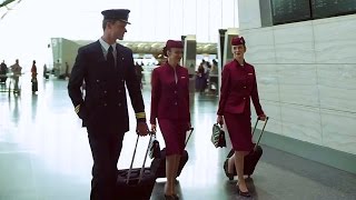 The Cabin Crew Life with Qatar Airways [upl. by Nadroj]