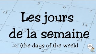 Les jours de la semaine RLRA [upl. by Raynata]