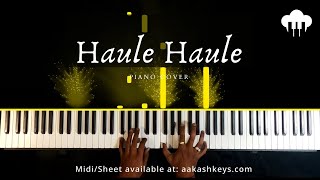 Haule Haule  Piano Cover  Sukhwindar Singh  Aakash Desai [upl. by Zat]