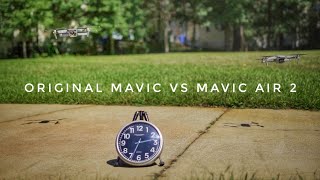 Mavic Air 2 VS Mavic Pro 1  Battery life amp stability [upl. by Kimbell]