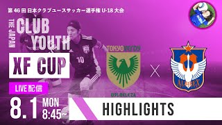 ハイライト【クラブユースU18 2022 女子】日テレ・東京ヴェルディメニーナ vs アルビレックス新潟 予選Dグループ 第4回 日本クラブユース女子サッカー大会（U18） [upl. by Ieppet269]