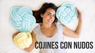 Como hacer cojines con nudos [upl. by Accebor]