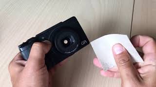 Howto close a locked and stuck out Ricoh GR GR II GR III lens [upl. by Olsson288]