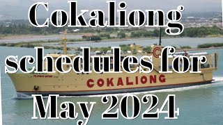 updated Cokaliong shipping lines schedule [upl. by Kirstyn]