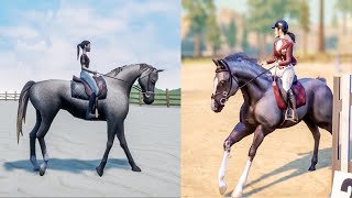 1 Year Progress of My Equestrian Game [upl. by Rush]