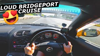 FD RX7 POV Cruise through Brisbane Streets [upl. by Orren]