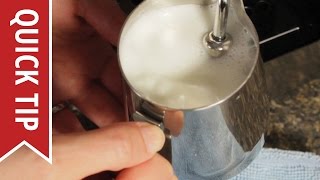 How to AutoFroth Milk for Lattes [upl. by Gyasi]