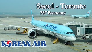 Korean Air 7879 Seoul to Toronto Economy [upl. by Forcier]