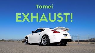 Nissan 370z Nismo TOMEI Titanium Exhaust Sound Clips [upl. by Artimed]