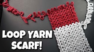 Finger KnittingCrochet  How To Use Loop Yarn [upl. by Alcus]