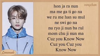 NCT U  Know Now Easy Lyrics [upl. by Ardnasil12]