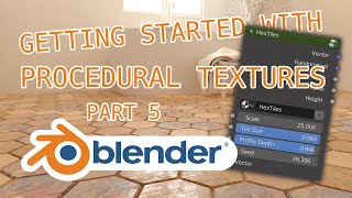 Hexagonal Tiles  Getting started with Blender Nodes Part 5 [upl. by Guillaume]