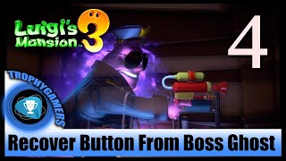 Luigis Mansion 3 – Floor 3  Recover the button from the Boss Ghost  Walkthrough Part 4 [upl. by Zalucki]