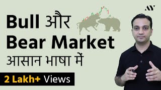 Bull Market amp Bear Market  Explained in Hindi [upl. by Durtschi]