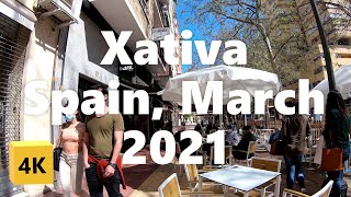 Walking in Xativa Spain March 2021 [upl. by Nylhtac]