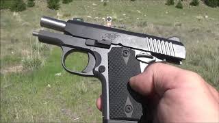 Kimber micro 9 mm shooting and review [upl. by Euqinwahs]