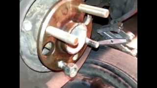 How to remove and install wheel studs EASY WAY [upl. by Nylorak]