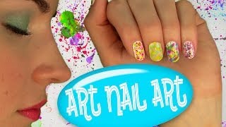 Art Nail Art Nail Tutorial for 5 Easy Nail Art Designs No Tools [upl. by Enoryt496]