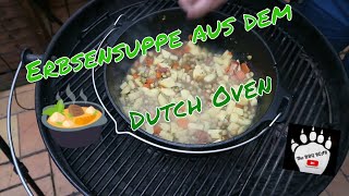 Erbsensuppe aus dem Dutch OvenErbseneintopf 42 [upl. by Craddock]