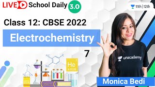 Class 12  Electrochemistry  Lecture7  Chemistry  Unacademy Class 11amp12  Monica Bedi [upl. by Trawets]