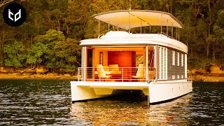 6 INCREDIBLE Houseboats  Homes on Water [upl. by Chem]