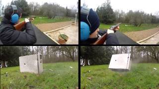 Comparatif puissance fusil calibre 12 VS calibre 20 [upl. by Angus]