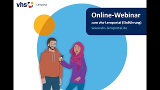 OnlineWebinar zum vhslernportal [upl. by Darmit]