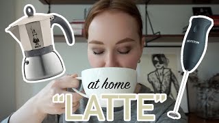 HOW TO MAKE A quotLATTEquot AT HOME moka pot  frother [upl. by Konstantine]