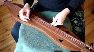 Traditional mountain dulcimer BEGINNER5 Sugar Hillpart two [upl. by Salomon]