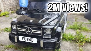 Mercedes Benz G63 AMG Kids Ride On Car Review [upl. by Masera]