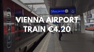 Using The Vienna Airport Train Wien [upl. by Ideih]