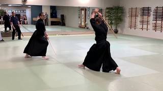 Iaido Bokken Fencing OneonOne Match 2 JMAC 13th Anniversary [upl. by Antipas]