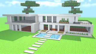 TUTO GRANDE VILLA DE LUXE  Minecraft [upl. by Puna998]