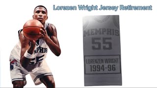 Lorenzen Wright Jersey Retirement [upl. by Gavrila]