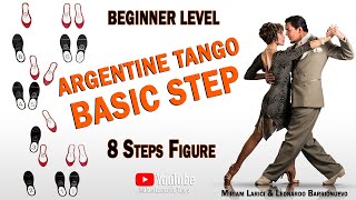 Argentine Tango quotBASIC STEPquot  Argentine Tango for beginners [upl. by Koerner]