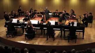 Bach Concerto for 4 Pianos MultipianoTelAviv SoloistsBarak Tal [upl. by Holbrooke]