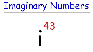 Imaginary Numbers  Basic Introduction [upl. by Nolaj]