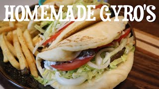 Delicious Homemade Gyros [upl. by Riccio]