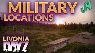 Military Locations 🎒 LIVONIA Map Tour DayZ 🎮 Coming to PC PS4 XBOX [upl. by Brufsky52]