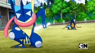 Pokemon Battle  Clawitzer vs Greninja [upl. by Cyna]