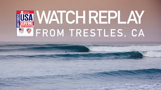 2019 Toyota USA Surfing Championships at Lower Trestles CA [upl. by Rolyak13]