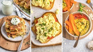 Savory Vegan Breakfast Ideas Easy  Healthy [upl. by Calle]