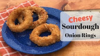 Cheese Stuffed Onion Rings with Sourdough Crust [upl. by Yeloc204]